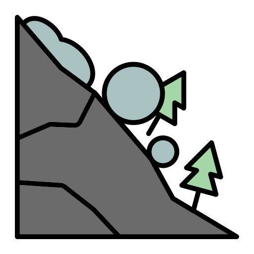 lawine Generic Outline Color icon