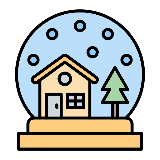 Snow Globe Generic Outline Color icon