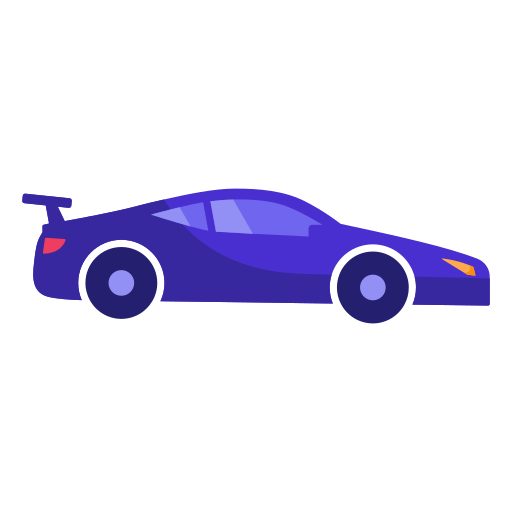 carro deportivo Generic Flat icono