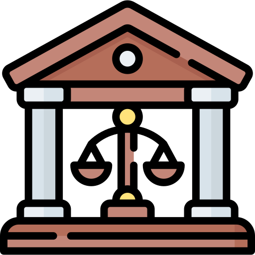 Courthouse Special Lineal color icon