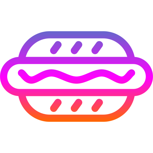 hot dog Generic Gradient ikona