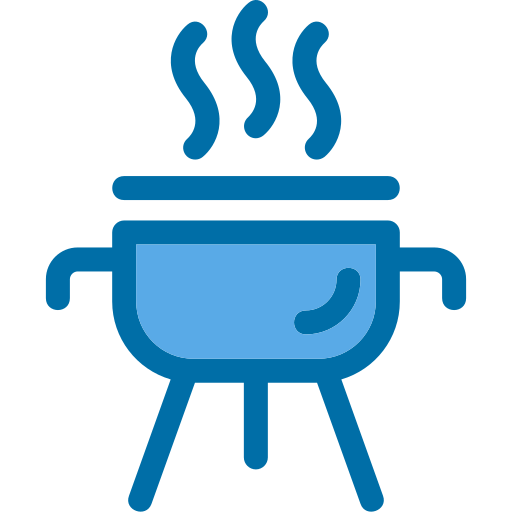 barbecue Generic Blue Icône
