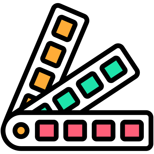 Color scheme Generic Outline Color icon