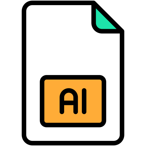 Ai file Generic Outline Color icon