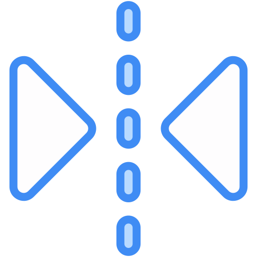 Center align Generic Blue icon