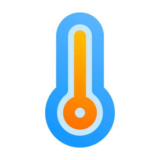 Высокая температура Generic Flat Gradient иконка