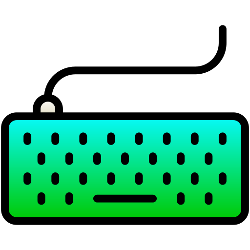 Keyboard Generic Lineal Color Gradient icon