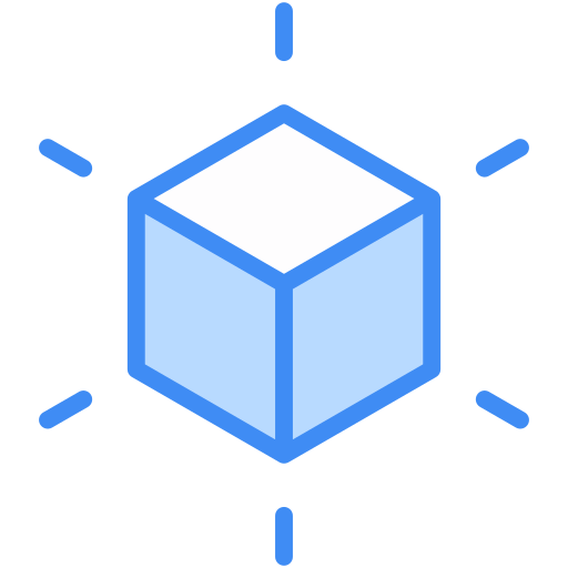 diseño 3d Generic Blue icono