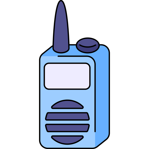 walkie-talkie Generic Thin Outline Color icono