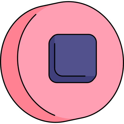 중지 Generic Thin Outline Color icon