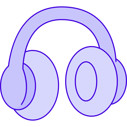 Écouteurs Generic Blue Icône