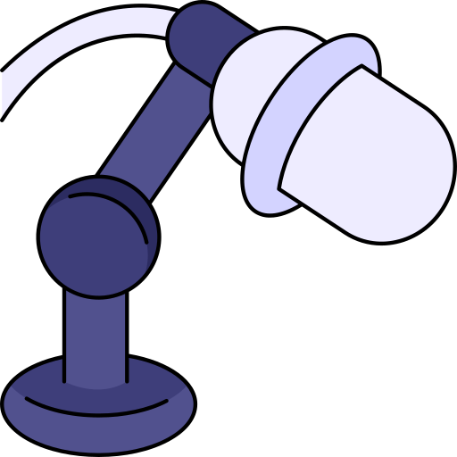 mikrofon Generic Thin Outline Color icon