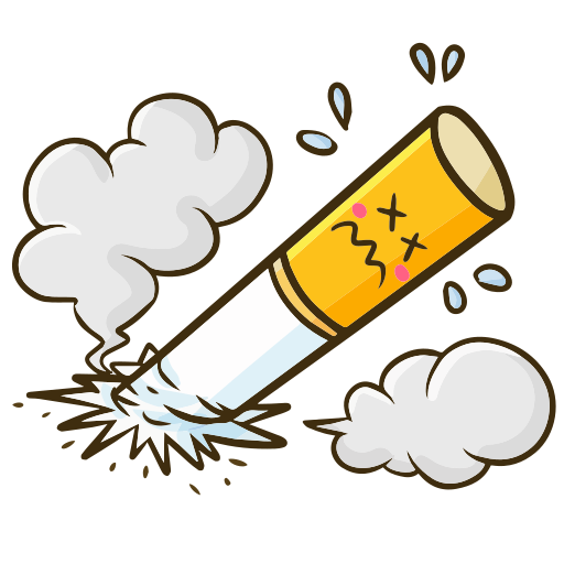 Cigarette ends Generic Hand Drawn Color icon