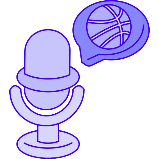 Sport podcast Generic Blue icon
