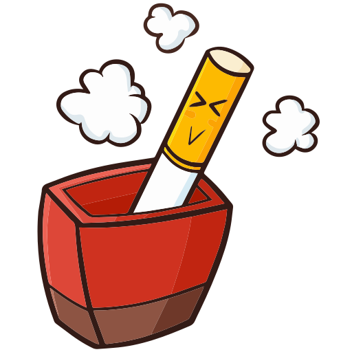 Cigarette ends Generic Hand Drawn Color icon
