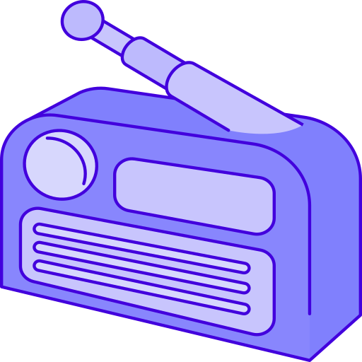 radio Generic Blue icona