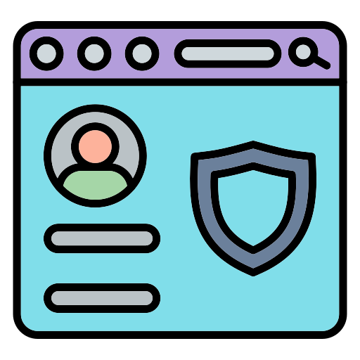 gegevensbescherming Generic Outline Color icoon