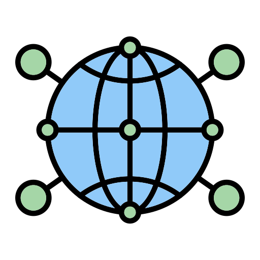 インターネット Generic Outline Color icon