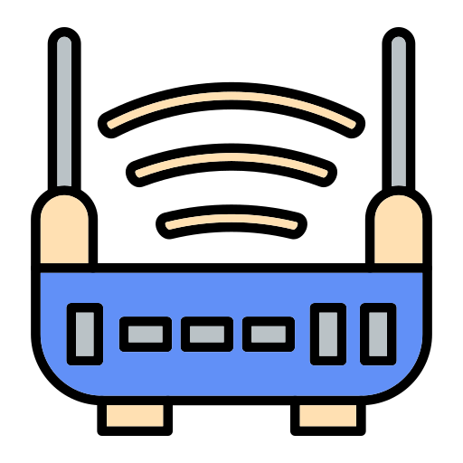 enrutador Generic Outline Color icono