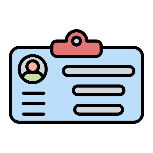 신원 Generic Outline Color icon