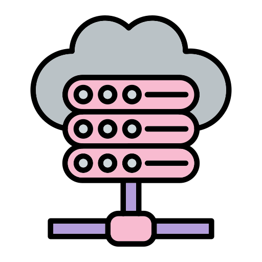 almacenamiento de datos Generic Outline Color icono