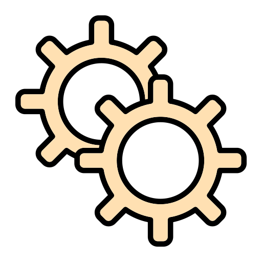 톱니바퀴 Generic Outline Color icon