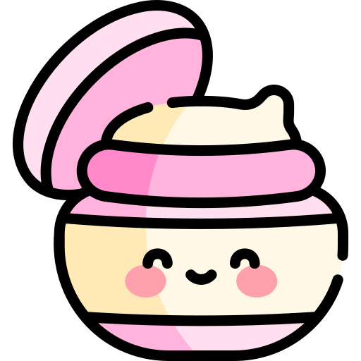 gesichtscreme Kawaii Lineal color icon