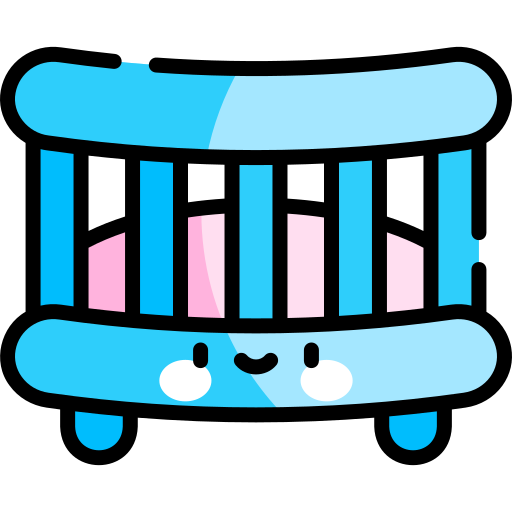 요람 Kawaii Lineal color icon