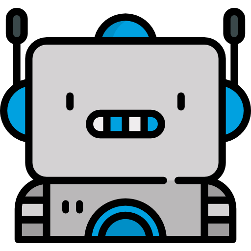 roboter Kawaii Lineal color icon