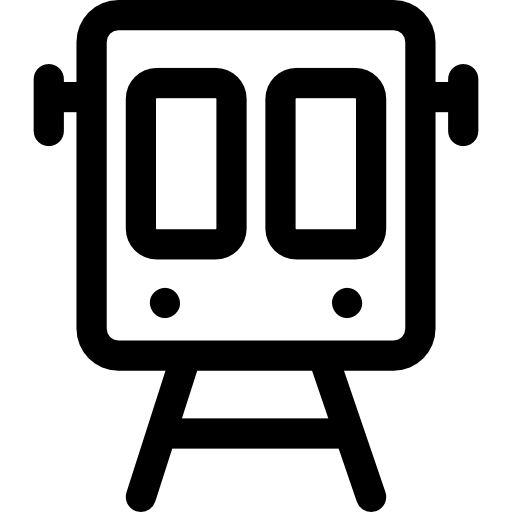 Поезд Basic Rounded Lineal иконка