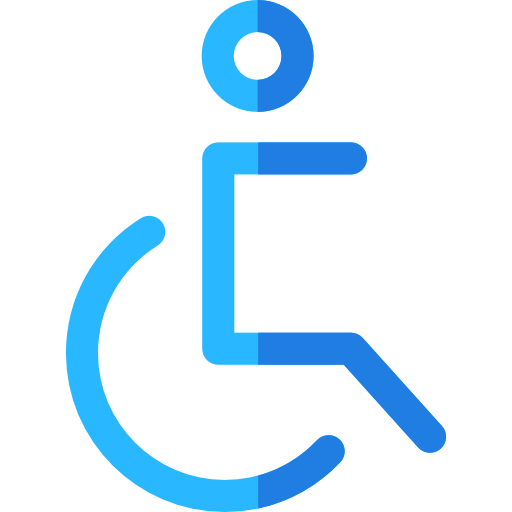 handicap Basic Rounded Flat icoon