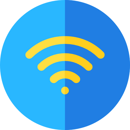 wi-fi Basic Rounded Flat ikona
