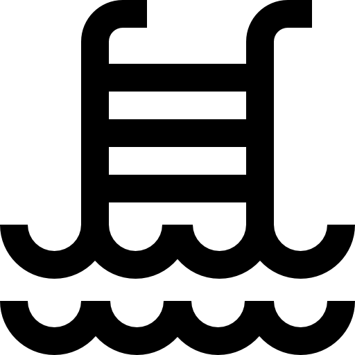 スイミングプール Super Basic Straight Outline icon