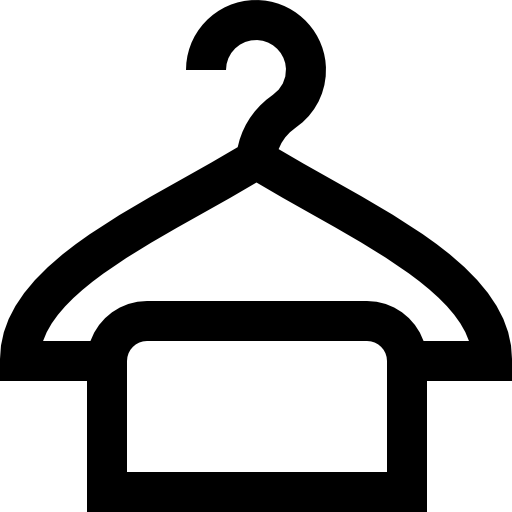 ハンガー Super Basic Straight Outline icon
