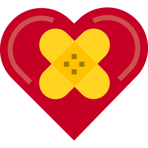 Heart turkkub Flat icon