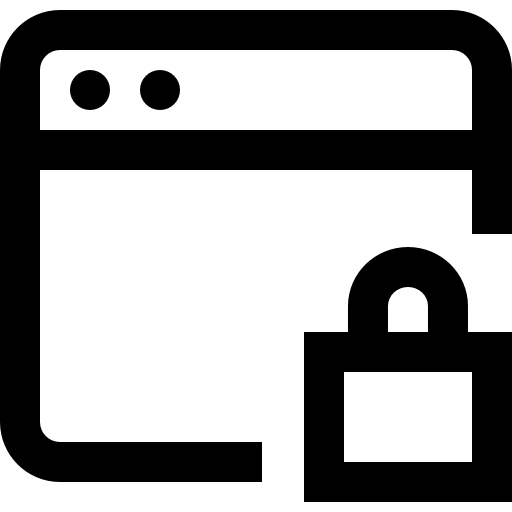브라우저 Super Basic Straight Outline icon