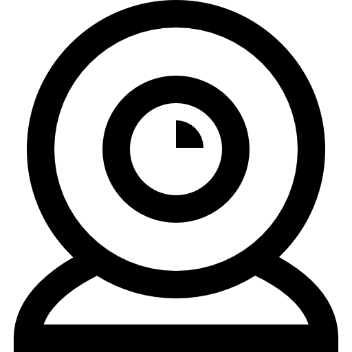 웹캠 Super Basic Straight Outline icon