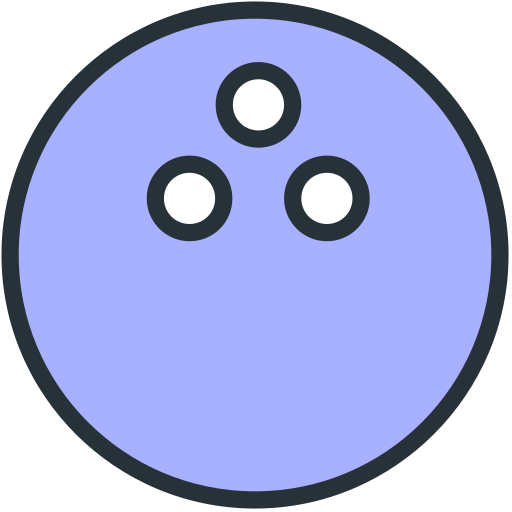 kula do kręgli Generic Outline Color ikona