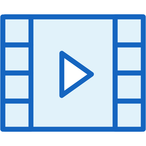 Video play Generic Outline Color icon