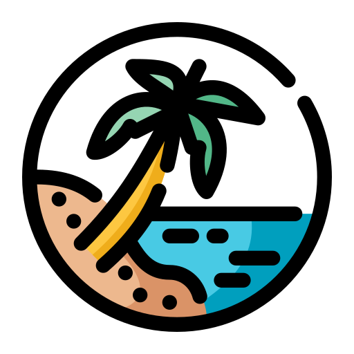 Palm tree Generic Outline Color icon