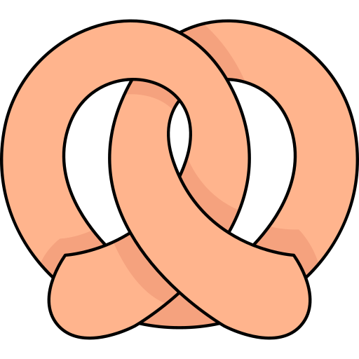 brezel Generic Thin Outline Color icon