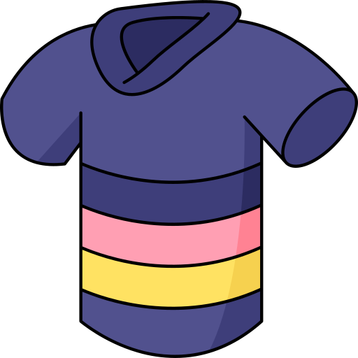 mundur piłkarski Generic Thin Outline Color ikona
