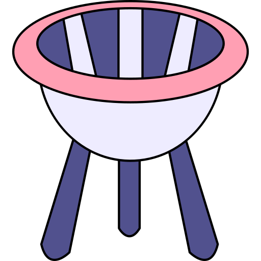 grill Generic Thin Outline Color icon