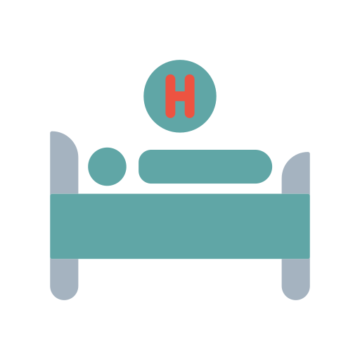 Łóżko medyczne Generic Flat ikona