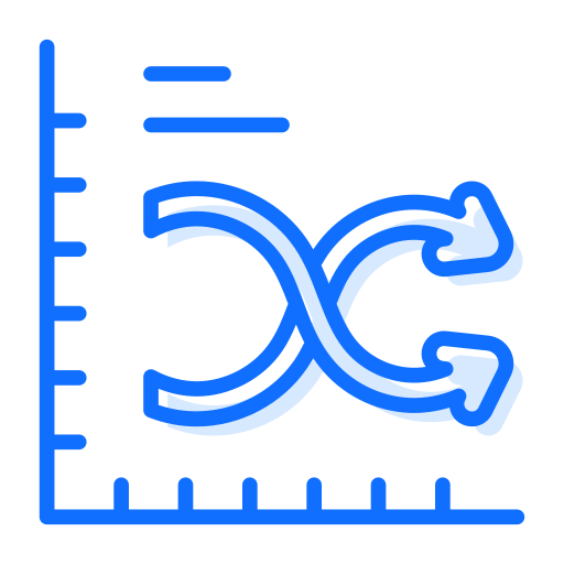 graph Generic Blue icon