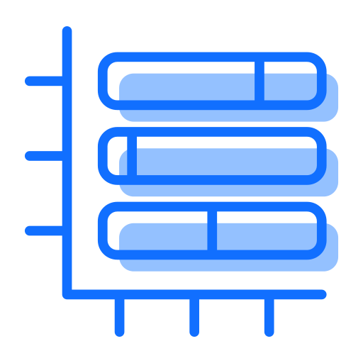 graph Generic Blue icon