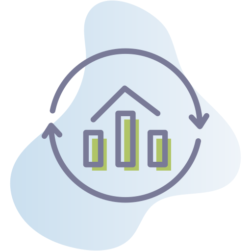 Graph fork Generic Rounded Shapes icon