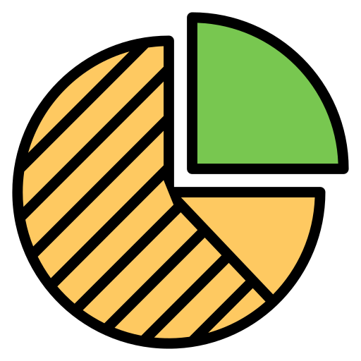 Graph pie Generic Outline Color icon