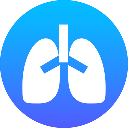 poumons Generic Flat Gradient Icône