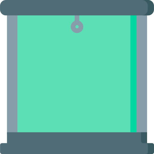 grüner bildschirm Special Flat icon
